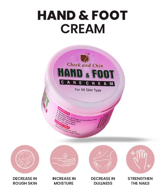 Hand & Foot Care Cream (100g) | Deep Moisturizing and Nourishing Formula for Dry, Sensitive Skin Protection and Softness