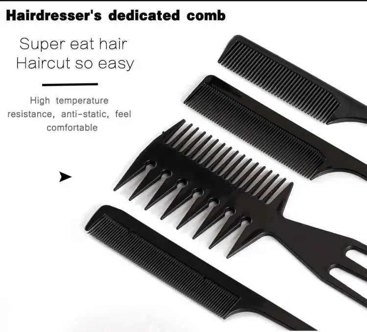 ✨ 10 Pcs Professional Stylist Combs Set - All-in-One Hairdressing Kit (Men & Women) Gloria Brands