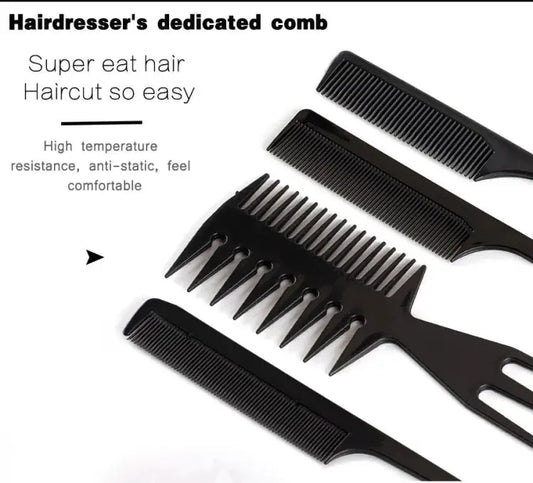 ✨ 10 Pcs Professional Stylist Combs Set - All-in-One Hairdressing Kit (Men & Women) Gloria Brands