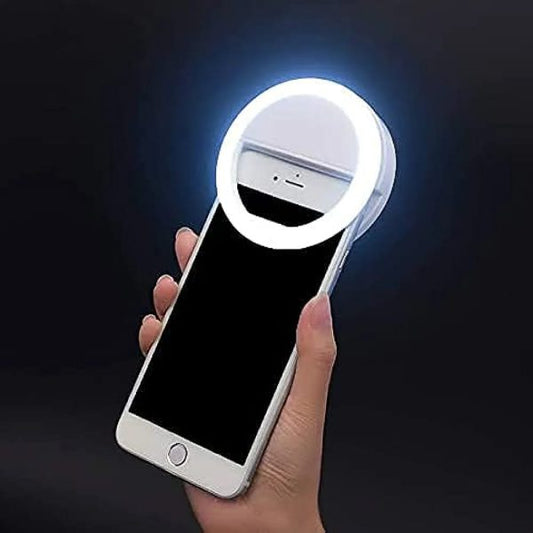 Portable LED Ring Selfie Light | Enhancing Ring Light for Smartphones & Tablets