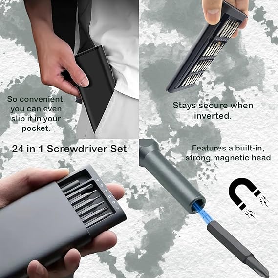 24-in-1 Precision Mini Magnetic Screwdriver Set | Ultimate Electronic Repair Tool Kit