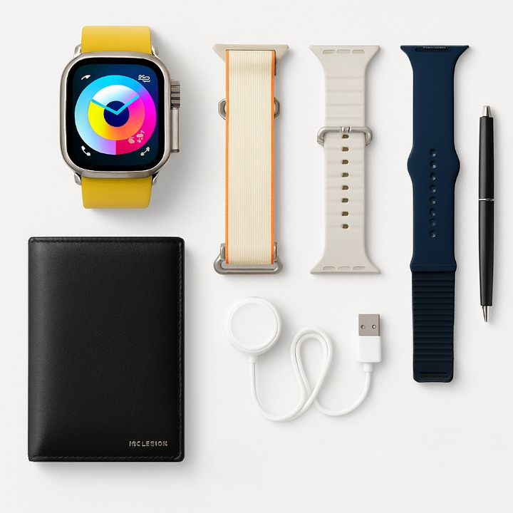 New Model S200 Smart Watch | Full Display with Wallet Feature, Multiple Straps & Premium Protective Case