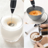2-in-1 Electric Rechargeable Milk Frother | Handheld Mini Coffee Beater