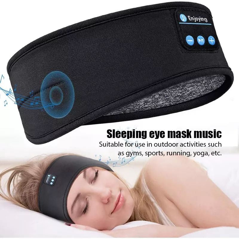 Wireless Bluetooth Music Headband | Built-In Headphones for Sports & Sleep