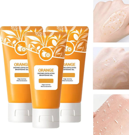 Orange Enzyme Exfoliating Brightening Gel | Natural High-Activity Formula for Smooth & Radiant Skin