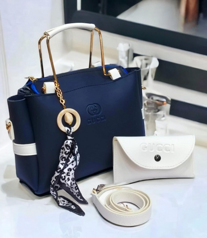 Elegant Ladies Handbag Set with Matching Small Pouch | Premium Quality Stylish Design